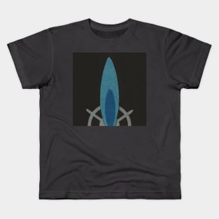 Czechoslovakian Matchbox Rocketship Inspired Abstract Artwork Kids T-Shirt